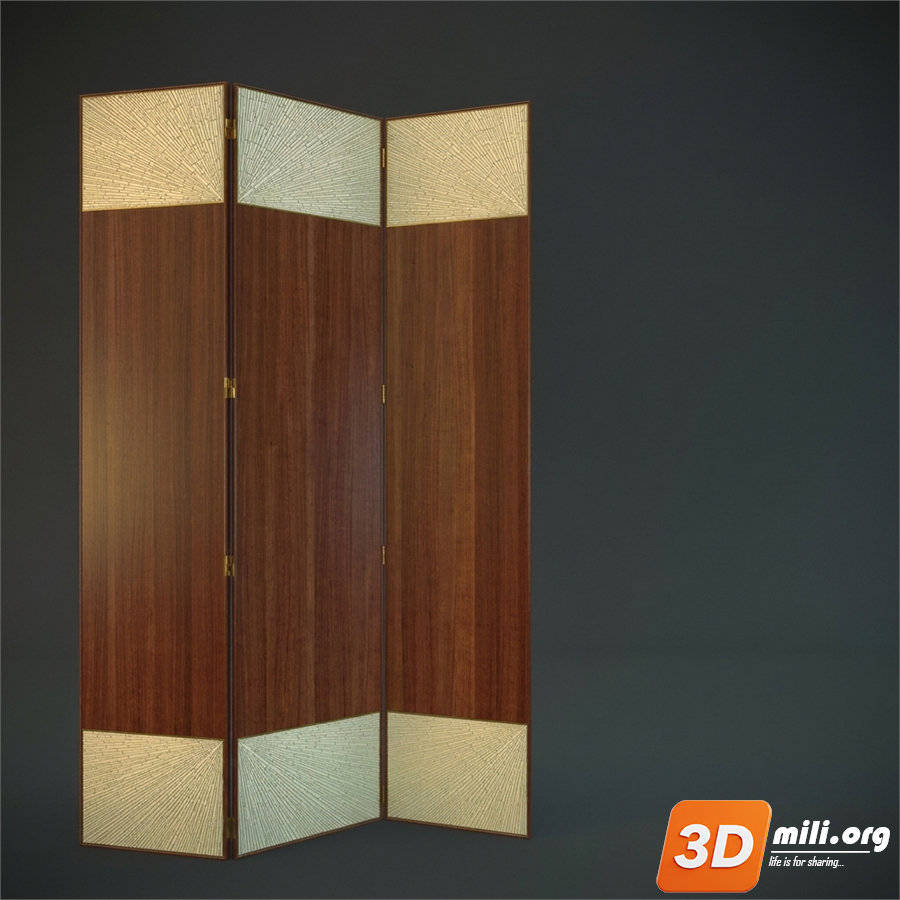 Folding screen Skp Files 